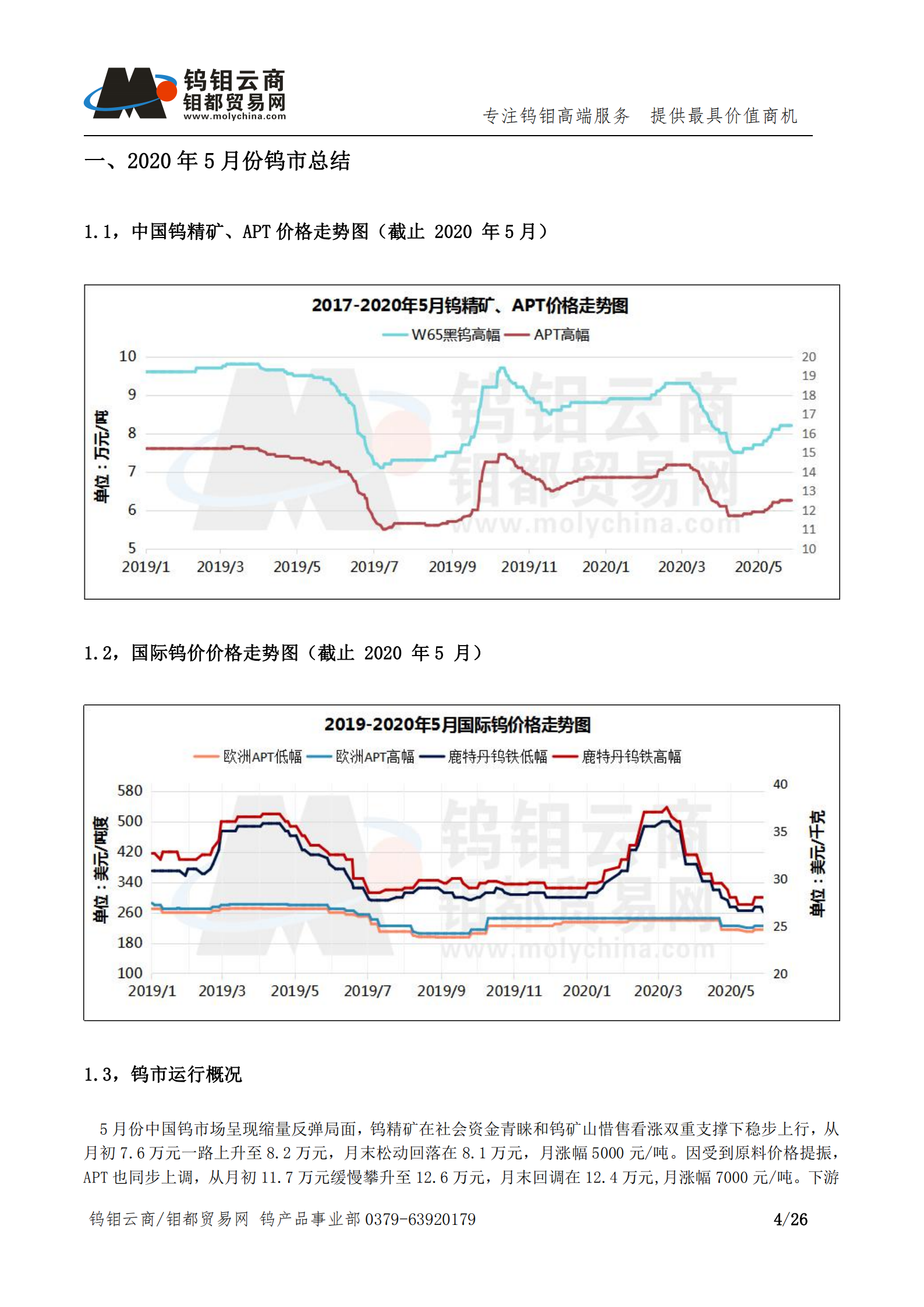 钨钼云商-钨产业月报202005期（2020年5月刊）_03.png